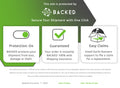 backed shipping insurance coverage protected