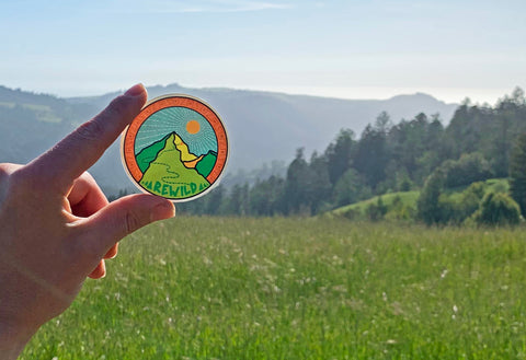 Rewild Sticker