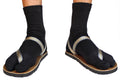 black wool tabi sandal socks