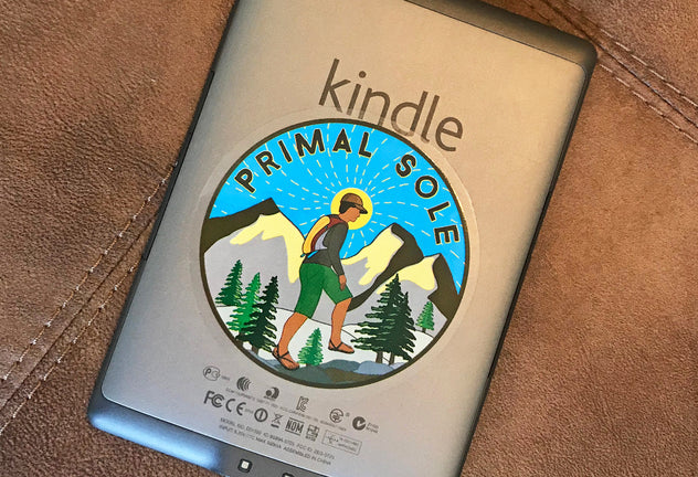 primal sole hiker sticker