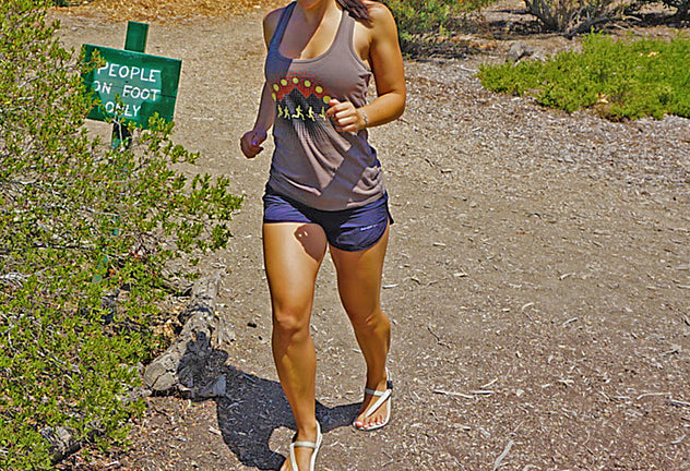 running racerback tank
