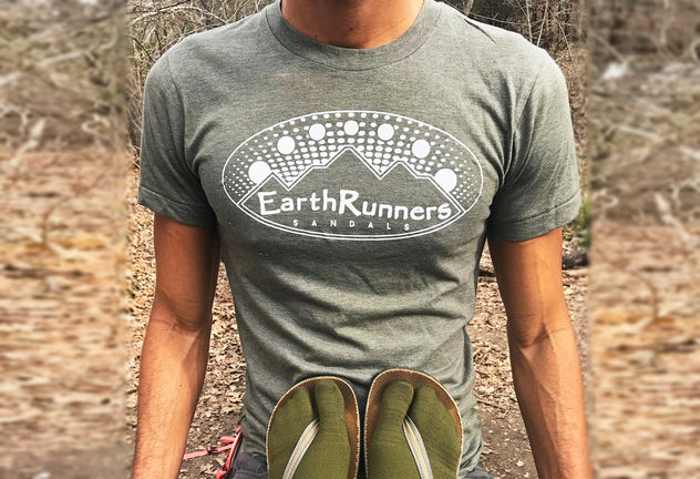 unisex earth runners sage tee