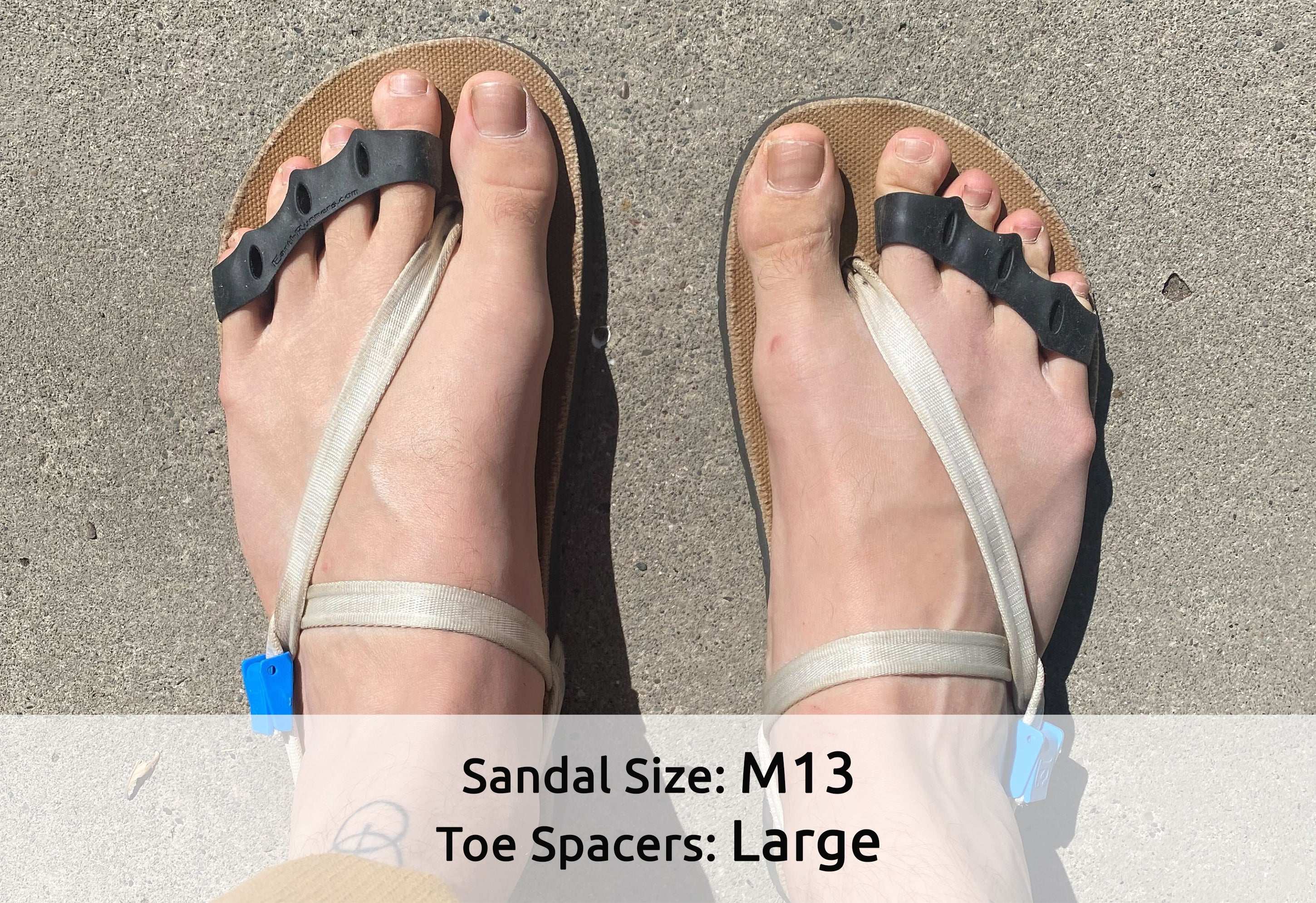 Mobility Toe Spacers  Earth Runners Sandals - Reconnecting Feet with Nature