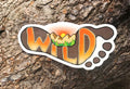 rewild your wild sole sticker hover